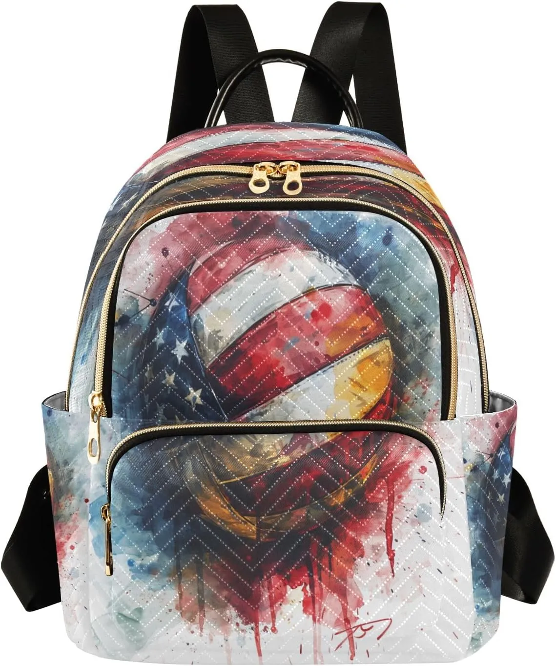 senya Volleyball Women Backpack Purse Travel Daypack Shoulder Bag