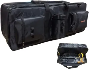 shrxy Metal Detector Carry Bag Portable Waterproof Canvas Storage Bag Double-layer Carry Tools Organizer Backpack for Metal Detecting