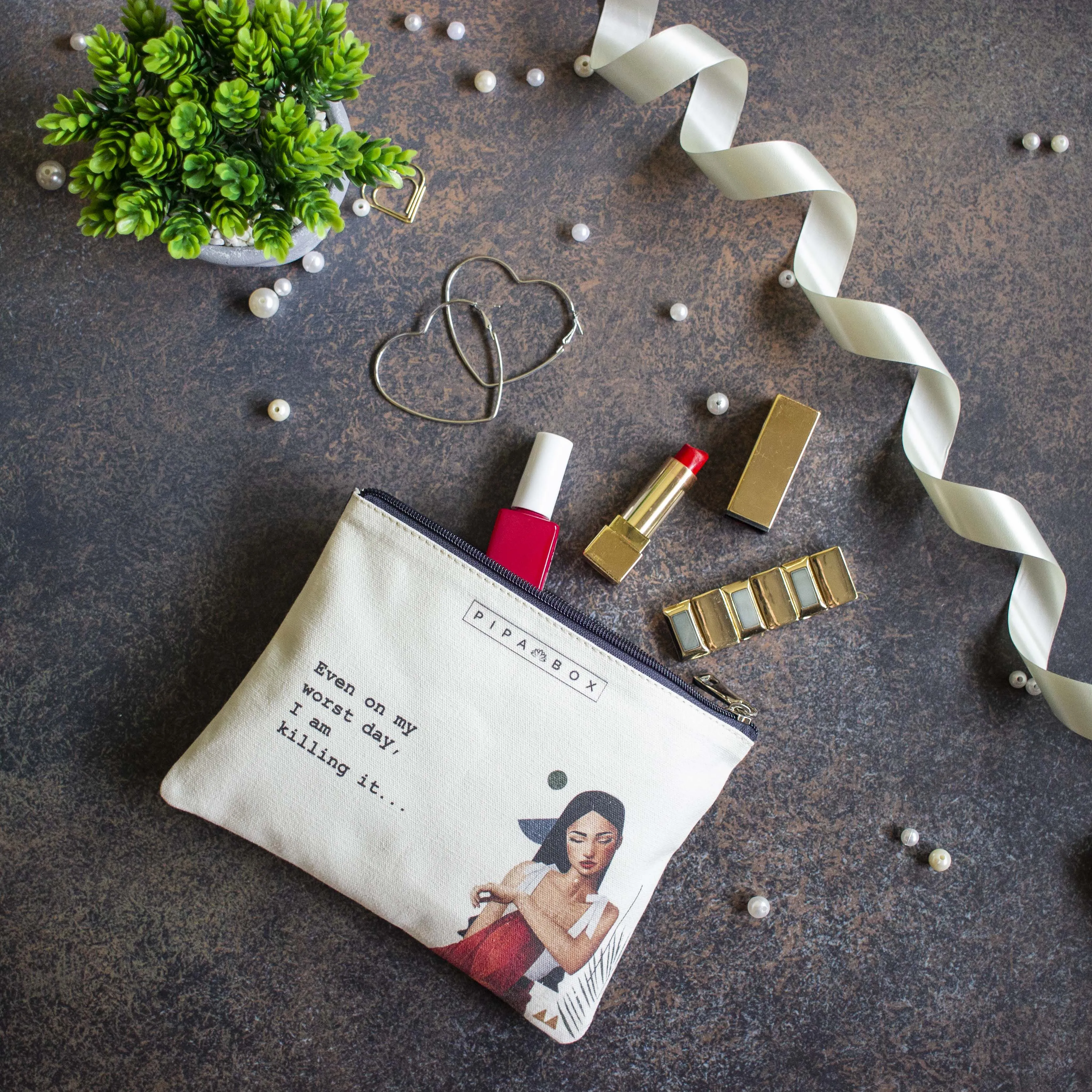 Sienna Dream - Canvas Pouch
