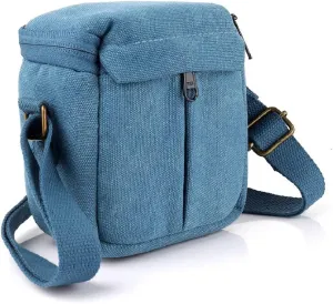 Single Camera Bag Photography Bag Shoulder Single Bag Canvas Camera Bag Storage Bag(E)