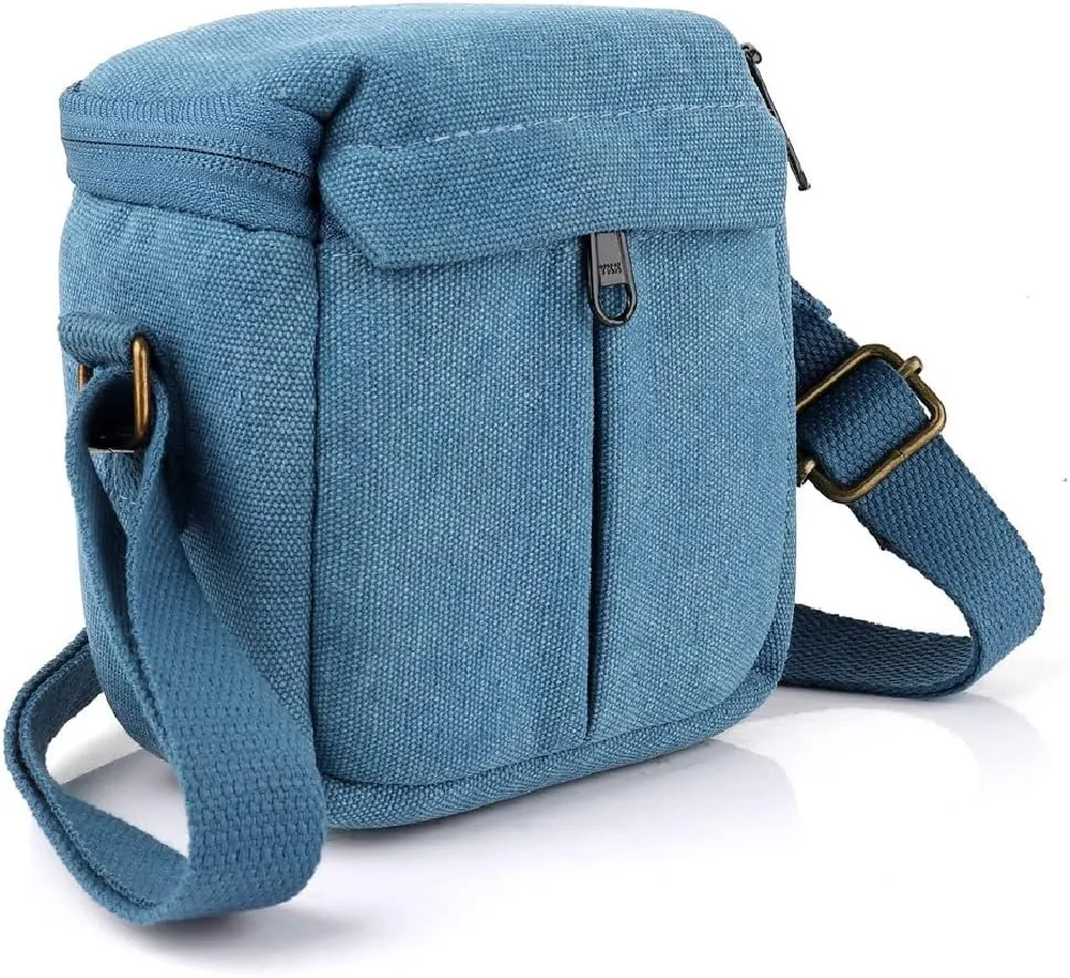 Single Camera Bag Photography Bag Shoulder Single Bag Canvas Camera Bag Storage Bag(E)