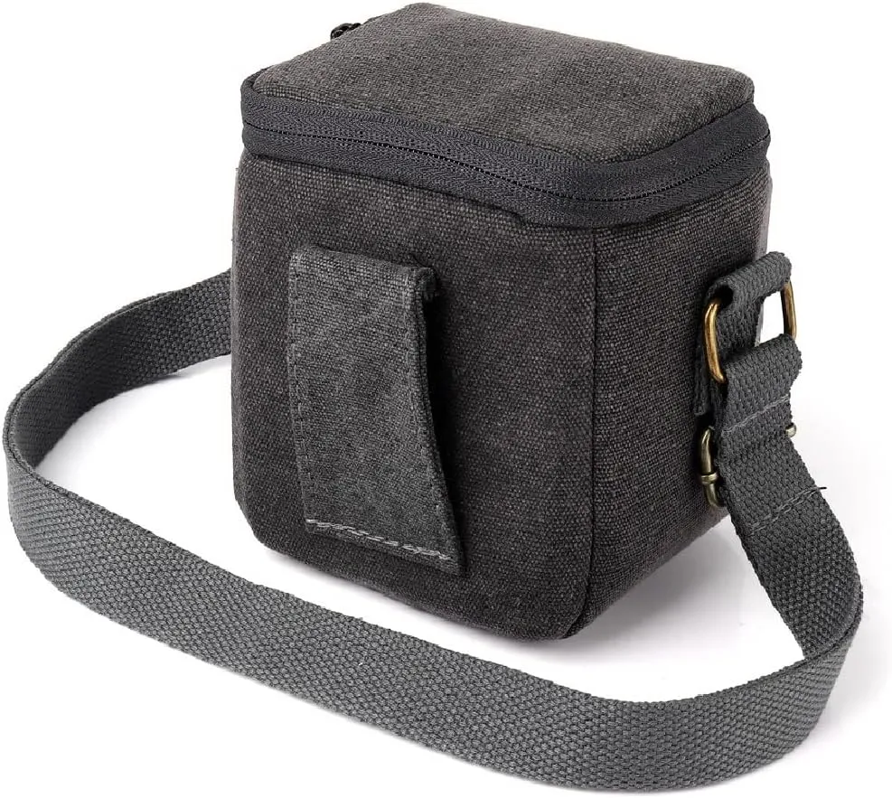 Single Camera Bag Photography Bag Shoulder Single Bag Canvas Camera Bag Storage Bag(E)