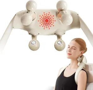 SKG Neck Massager for Pain Relief Deep Tissue FSA HSA Eligible Shiatsu Cordless Massager with Heat Neck and Shoulder Massage Mother Day Gift H7 Ultra