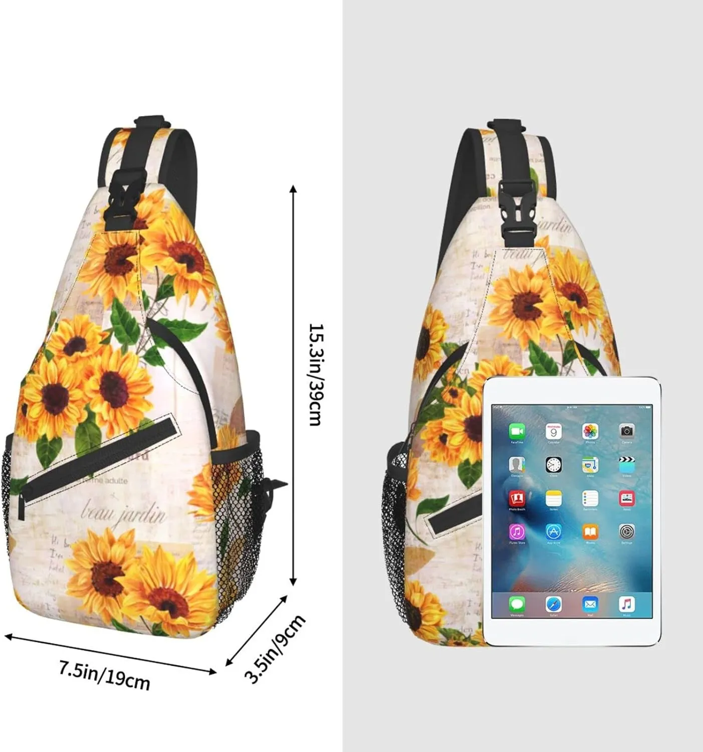 Sling Bag Backpack Crossbody Shoulder Chest Bags Unisex for Travel Casual Hiking with Adjustable Strap for Men Women