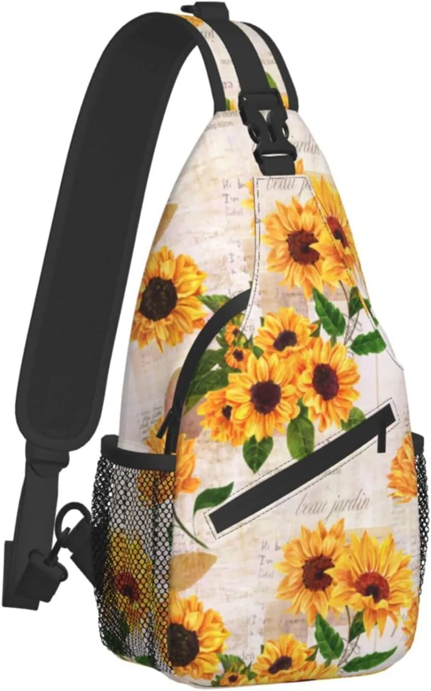 Sling Bag Backpack Crossbody Shoulder Chest Bags Unisex for Travel Casual Hiking with Adjustable Strap for Men Women