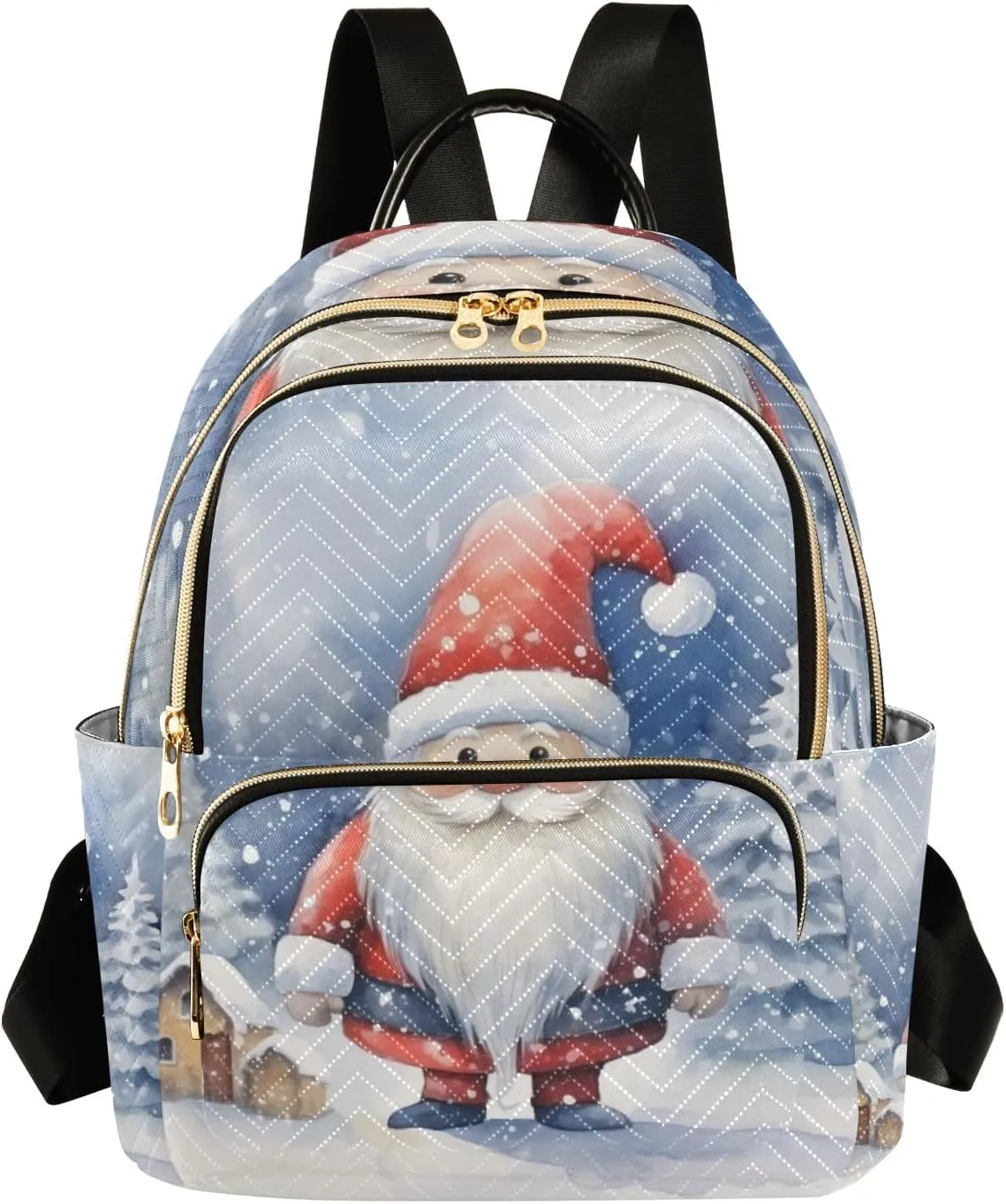Small Backpack Purse for Women, Winter Dwarf Travel Bag Casual Daypack Shoulder Bag