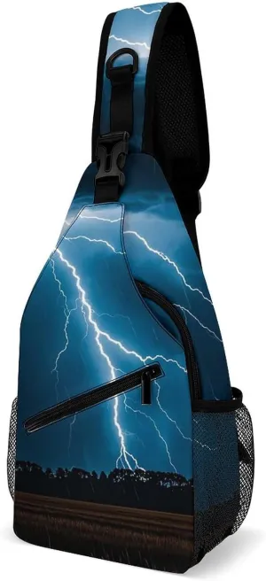 Small Crossbody Sling Backpack Dragonfly Chest Bags for Traveling Chest Fashion Shoulder Bag