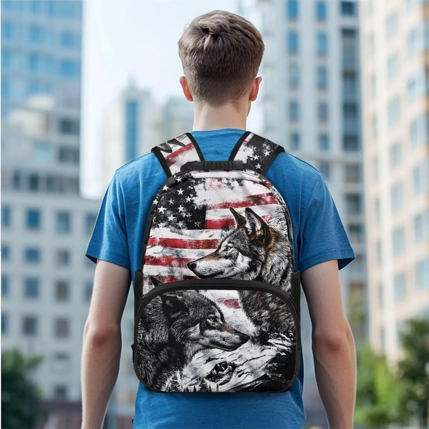 Soccer Kids Backpack and Lunch Box Set Boys,Little Boys Bookbag Age 6-8 Preschool Middle School Bag Set for Toddler Big Boy Cool Football Pencil Box for Back to School Gifts