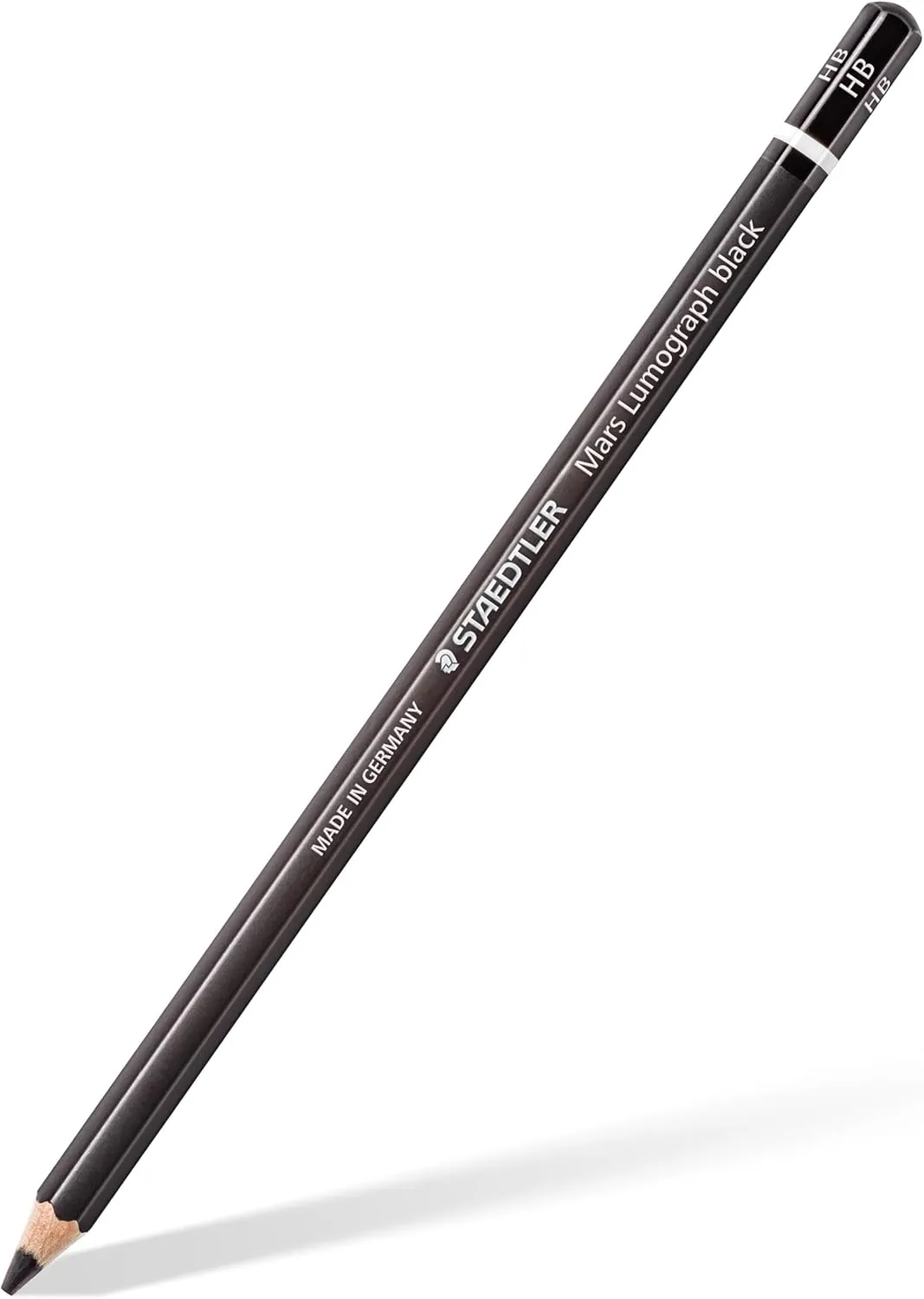 Staedtler Mars Lumograph Black Art Pencils, Presharpened HB/#2 Artist Pencils, Box of 12, 100B-HB