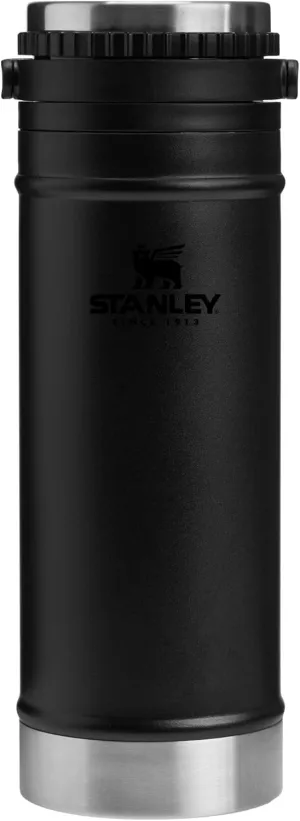 Stanley Travel Mug with Integrated French Press 16 oz | 5 Minute Brew, 4 Hours Hot, Leakproof Lid | Mesh Filter for Coffee Grounds | Insulated Stainless Steel Coffee Maker | BPA-Free