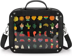 STEAMEDBUN Ita Bag Crossbody Pin Display Backpack JK Uniform Bag For Anime Display
