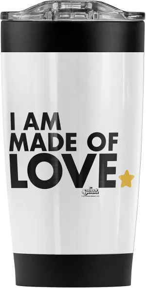 Steven Universe I Am Made of Love Stainless Steel Tumbler 20 oz Coffee Travel Mug/Cup, Vacuum Insulated & Double Wall with Leakproof Sliding Lid | Great for Hot Drinks and Cold Beverages