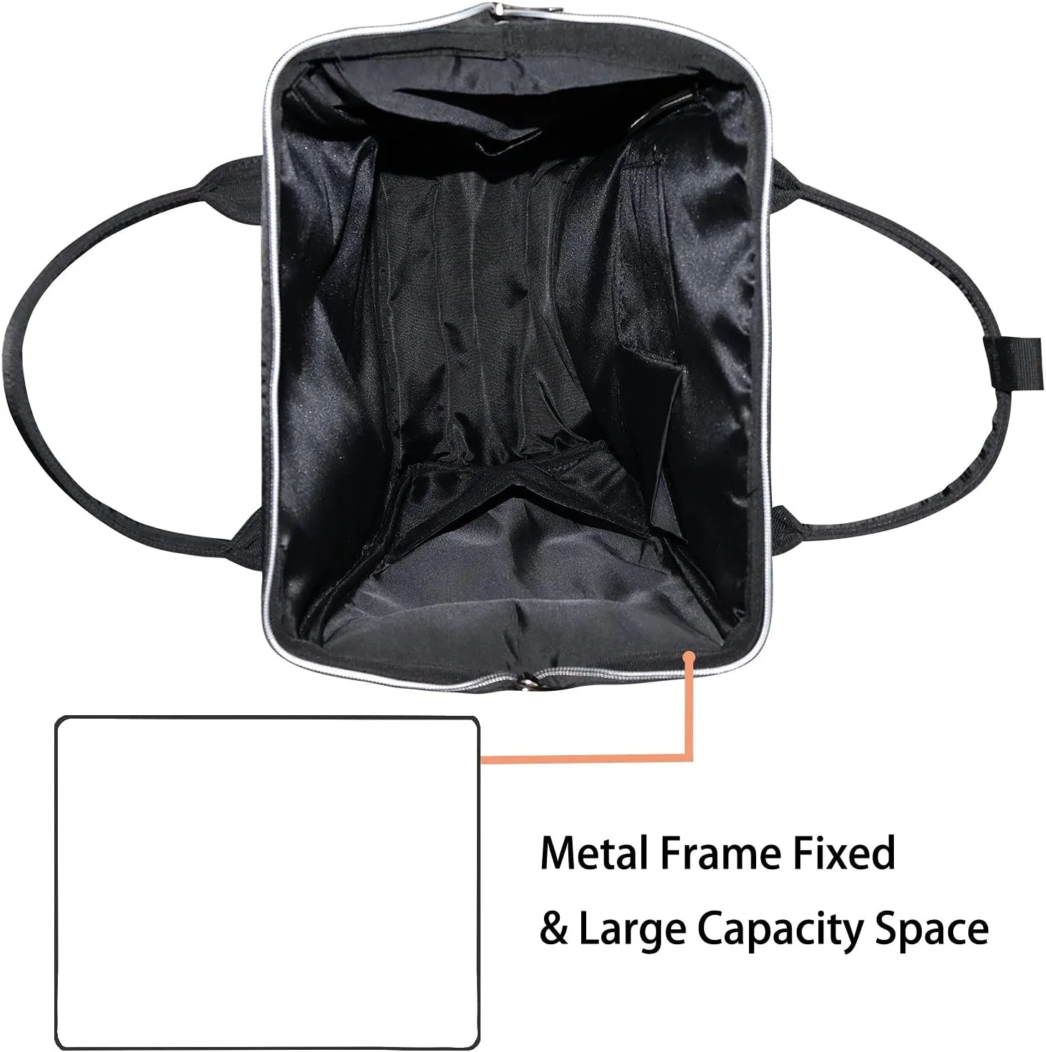 Stick Figure Bow Crown Diaper Bag Backpack Waterproof Backpack Baby Nappy Changing Bag for Travel Large Capacity Durable and Stylish for Woman