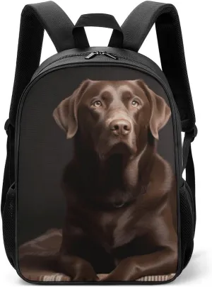 Stylish Backpack, Brown Labrador Retriever Print Durable Backpack Travel Backpack Hiking Backpack Ergonomic Backpack Comfortable Backpack