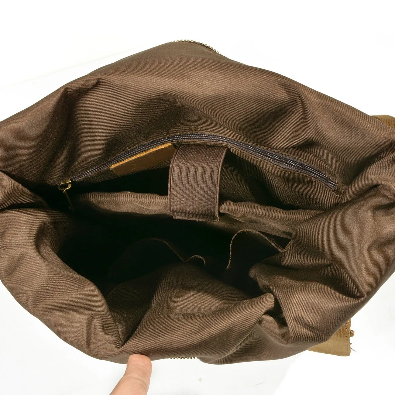Stylish Men's Canvas Backpack with Padded Laptop Compartment