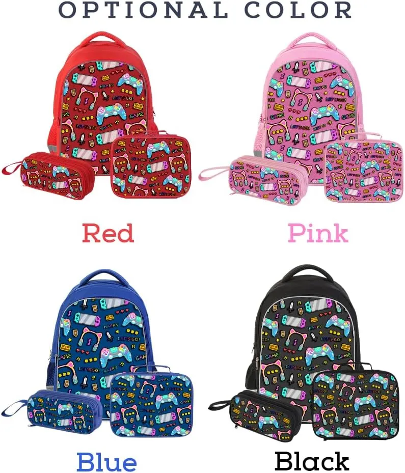 Stylish School Backpack Boys Cool Football Bagpack Double Layer Large Bookbag with Laptop Compartment