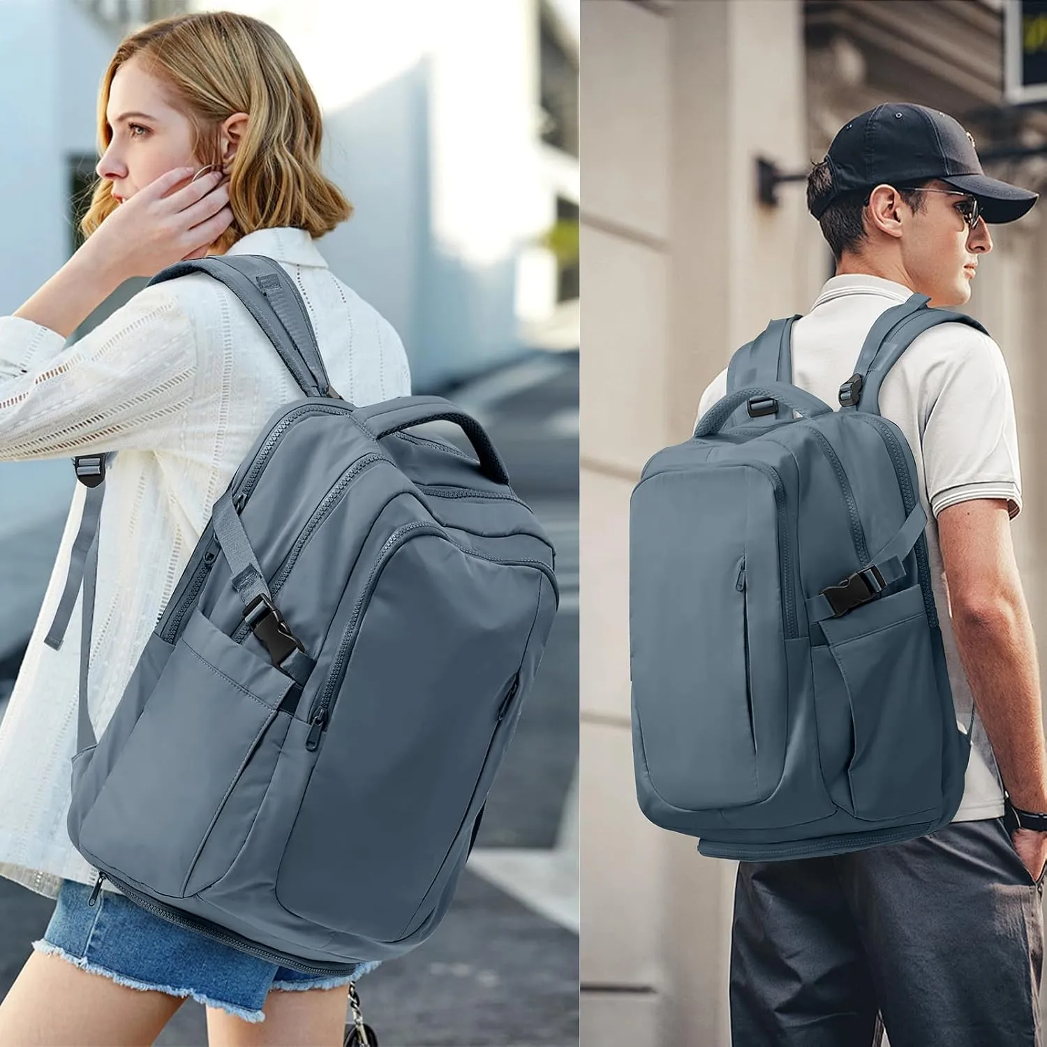 suwasp Large Travel Backpack for Women Men Airline Approved Carry On Personal Item Backpack Bag Frontier Airlines Personal Item Bag Flight Approved Luggage Backpack - Blue