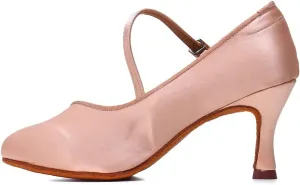 SWDZM Women Ballroom Dance Shoes Closed Toe Latin Salsa Walts Tango Character Dancing Shoes