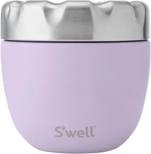 S'well Eats Stainless Steel Food Bowls, 21.5oz, Lilac, Triple-Layered Vacuum-Insulated Containers Keeps Food Cold for 11 Hours and Hot for 7 hours, Condensation Free, BPA Free