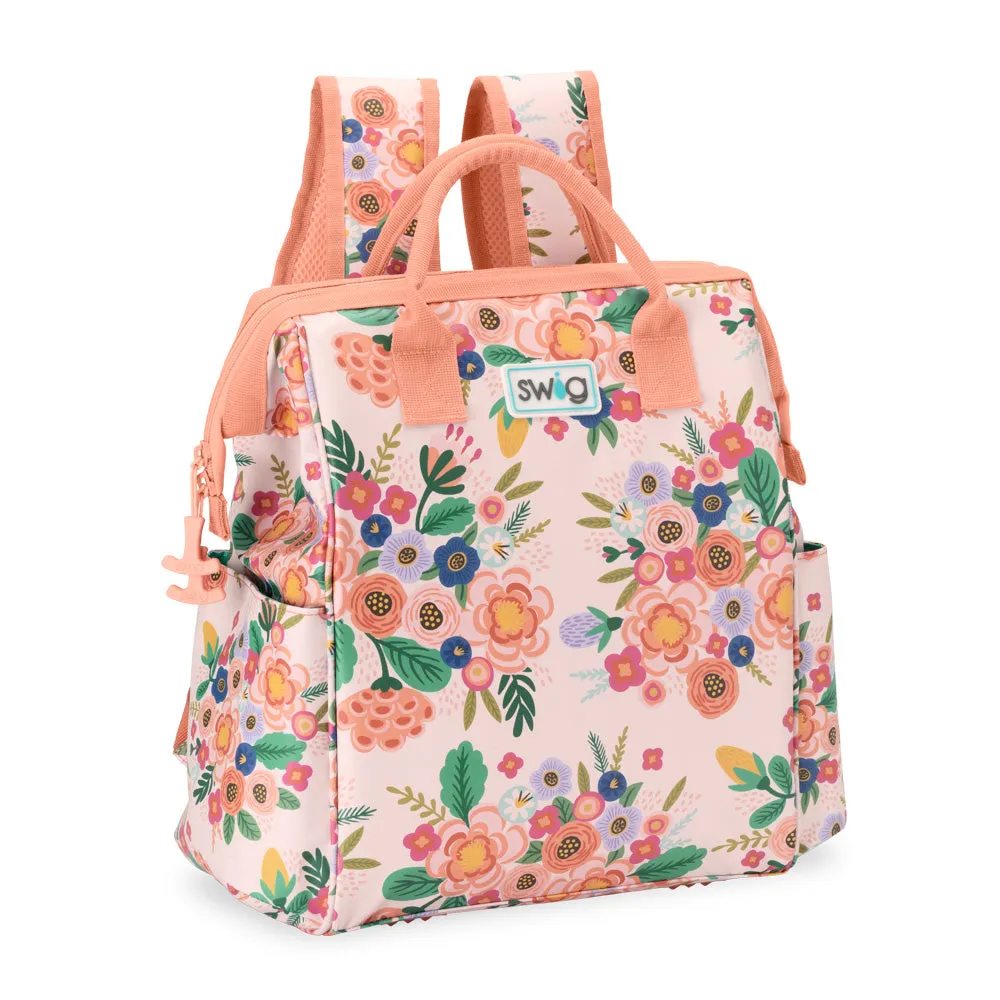 Swig - Packi Backpack Cooler, Full Bloom