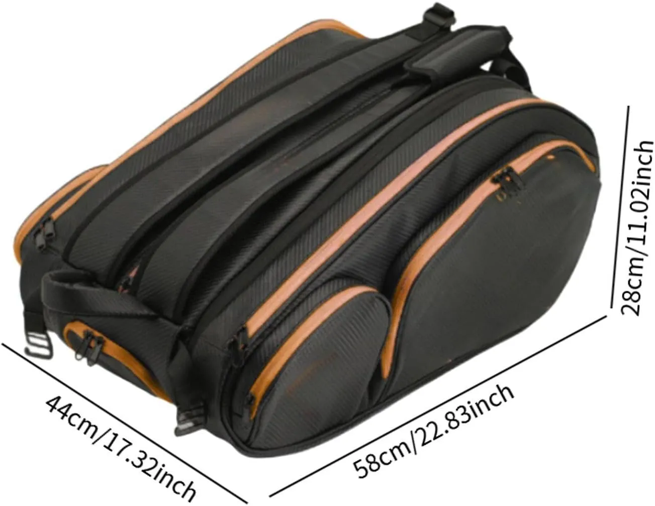 Tennis Backpack Adjustable Shoulder Strap Large Capacity Squash Racket Bag Tennis Bag Pickleball Bag for Outdoor Travel
