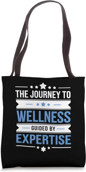 The Journey To Wellness Guided By Expertise Internist Doctor Tote Bag