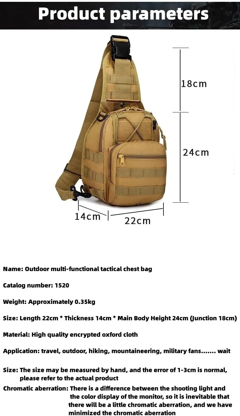 The Latest Men's Crossbody Bag Chest Bag Oxford Bag Shoulder Bag Korean Version Small Backpack Casual Waist Bag (Army green)