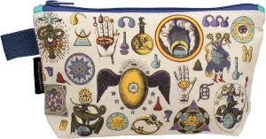 The Unemployed Philosophers Alchemy Bag - 9" Canvas Zipper Alchemist Themed Pouch for Pencils, Tools, Cosmetics, Toiletries and More