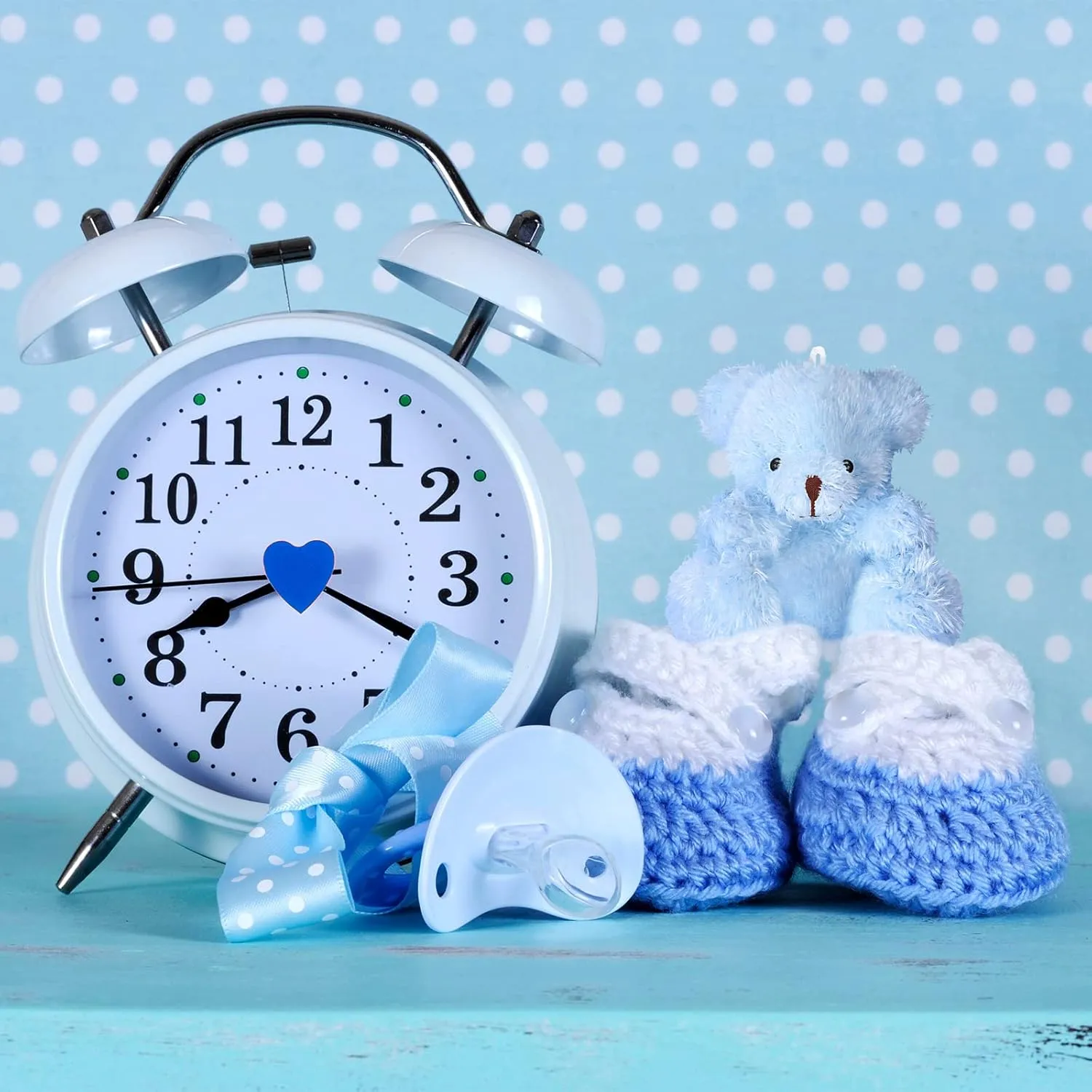 Threan 8 Pcs Mini Plush Bears 4'' Small Bear Bulk Stuffed Animal Toys Tiny Soft Bear Doll Present Stuffers for Keychain Baby Shower Party Favors Supplies(Blue, Brown, Apricot)