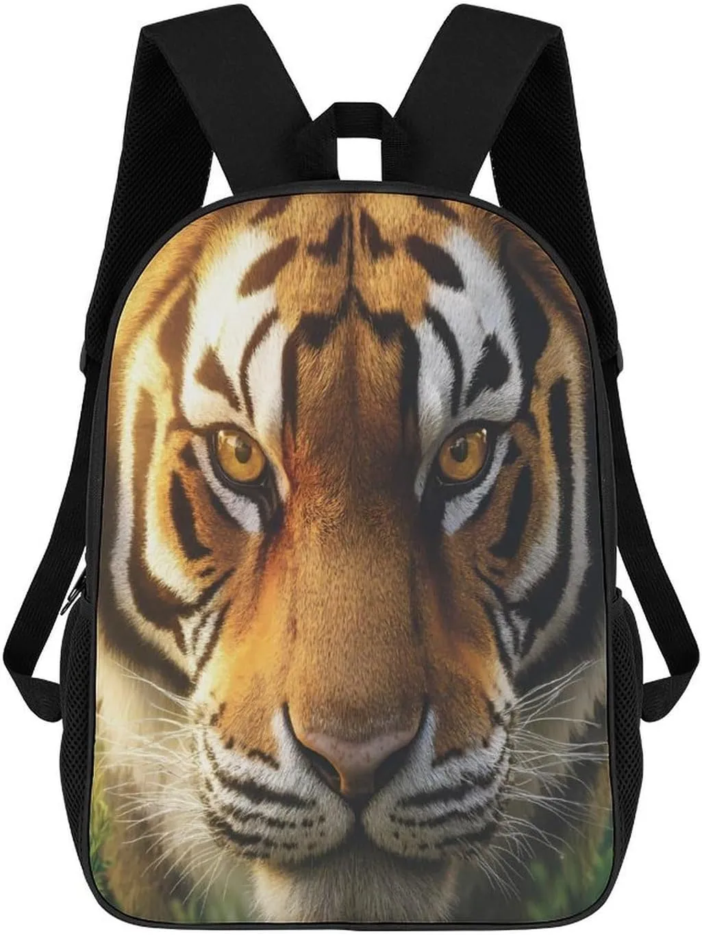 Tiger Face Travel Backpack 17 Inch Laptop Bag Carry On Backpack Casual Daypack for Weekender Business Hiking