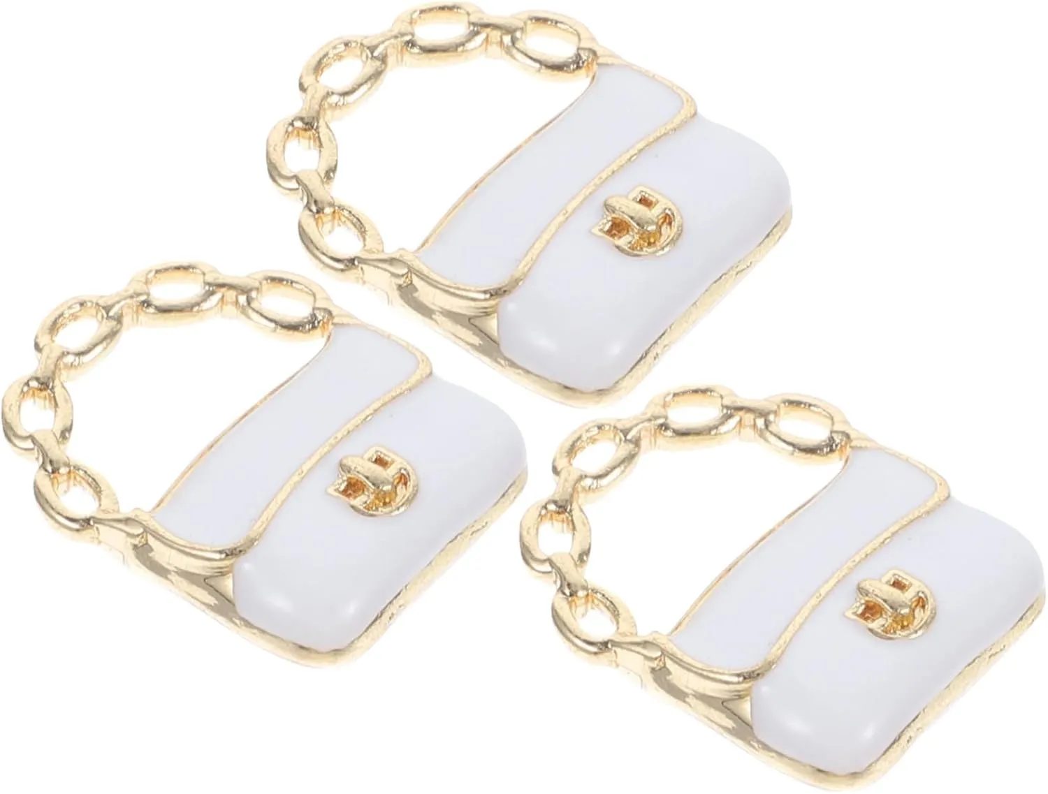 Tiny Dollhouse Decor 3pcs Miniature Bag Models Handheld Mini Dollhouse Purse for Miniature House Setup