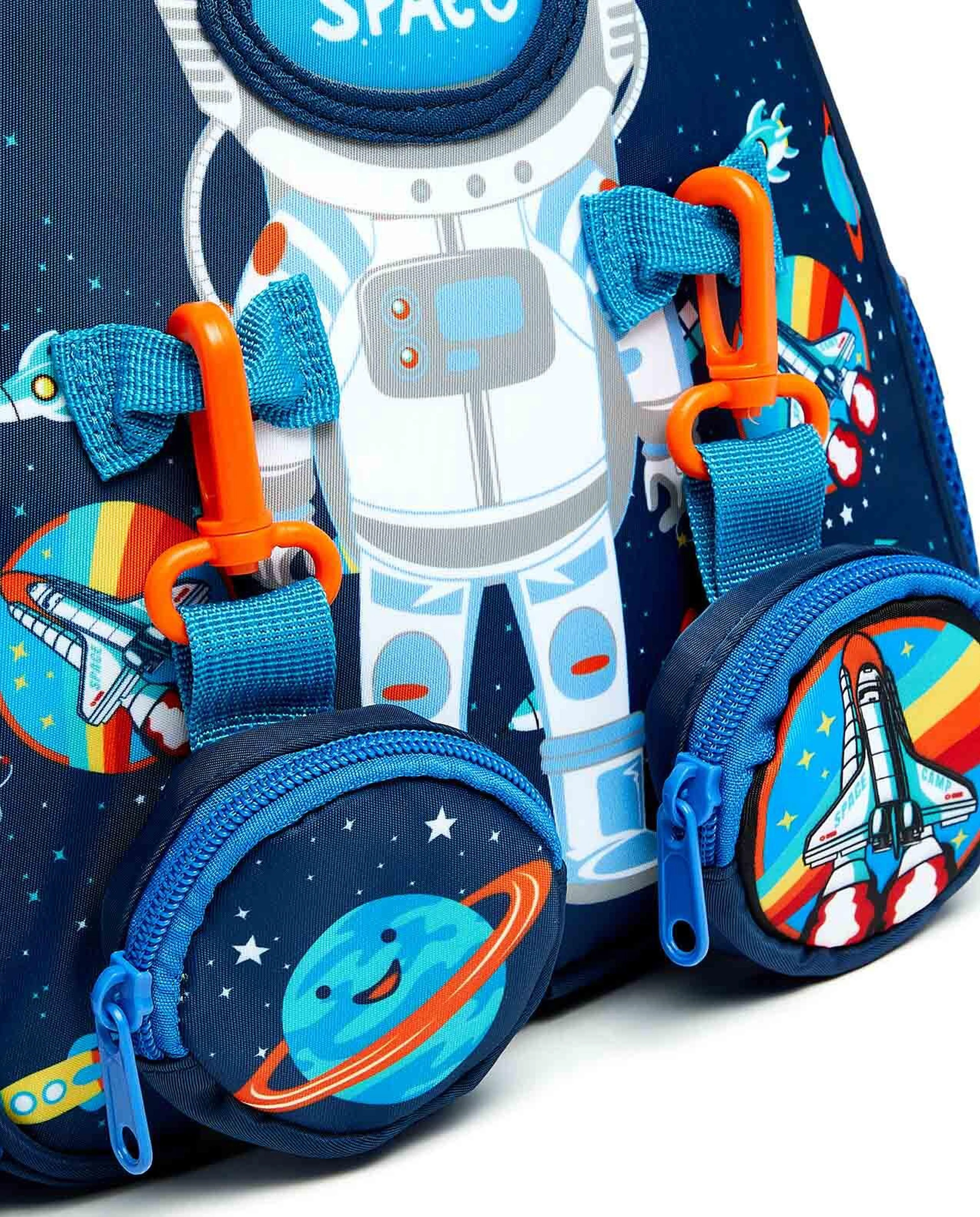 Toddler Backpack with Pouches - Fun Dinosaur Design