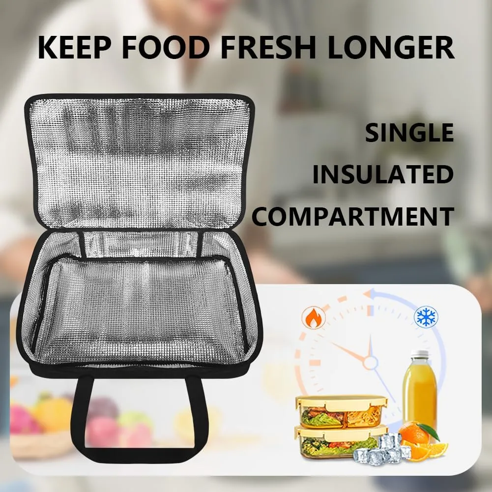 TODIYADDU Insulated Casserole Dish Carrier Bag for Women Men Elegant Flowering Shrubs Food Warmer Container with Aluminum Film Lining Lasagna Holder Tote for Picnics Cookouts Traveling Holiday Gifts
