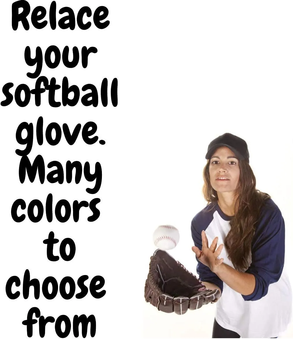 TOFL Softball and Baseball Glove Lace Kit | Mitt Lace Glove Repair Lacing Kit | 2 Leather Laces with Lacing Needle for Catchers Glove