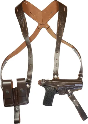 Tokarev TT (TT-33), Navy Arms TU-90 Shoulder Gun Holster, Genuine Leather