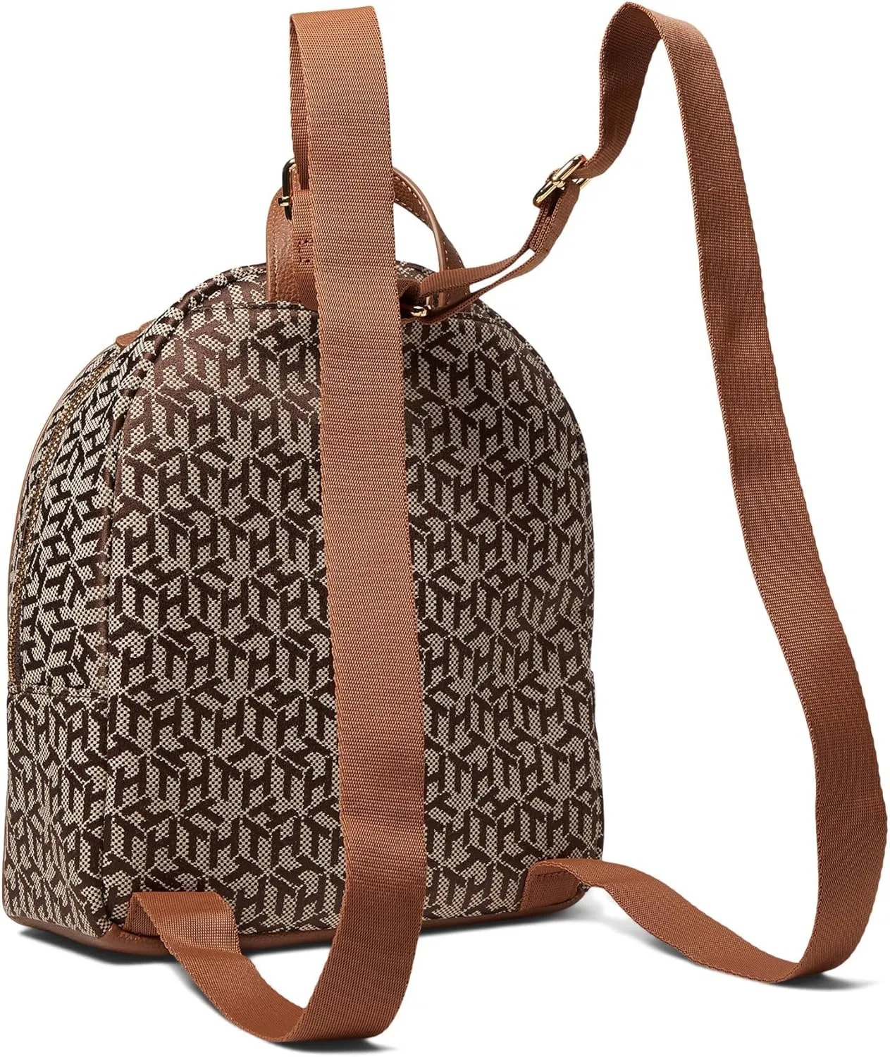 Tommy Hilfiger Tamara II SM Dome Backpack Tan/Dk Chocolate One Size