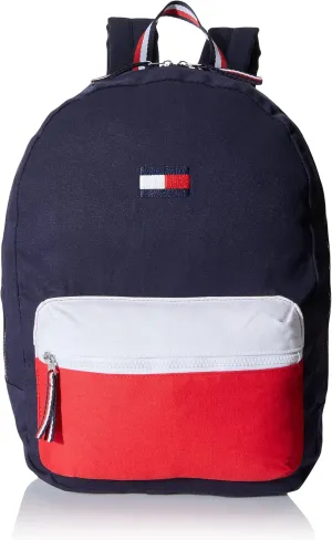 Tommy Hilfiger Unisex Patriot Colorblock Canvas Backpack