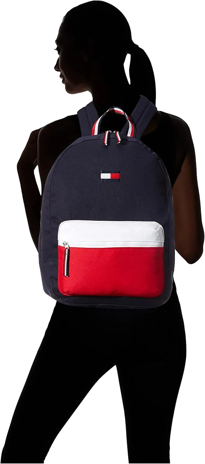 Tommy Hilfiger Unisex Patriot Colorblock Canvas Backpack