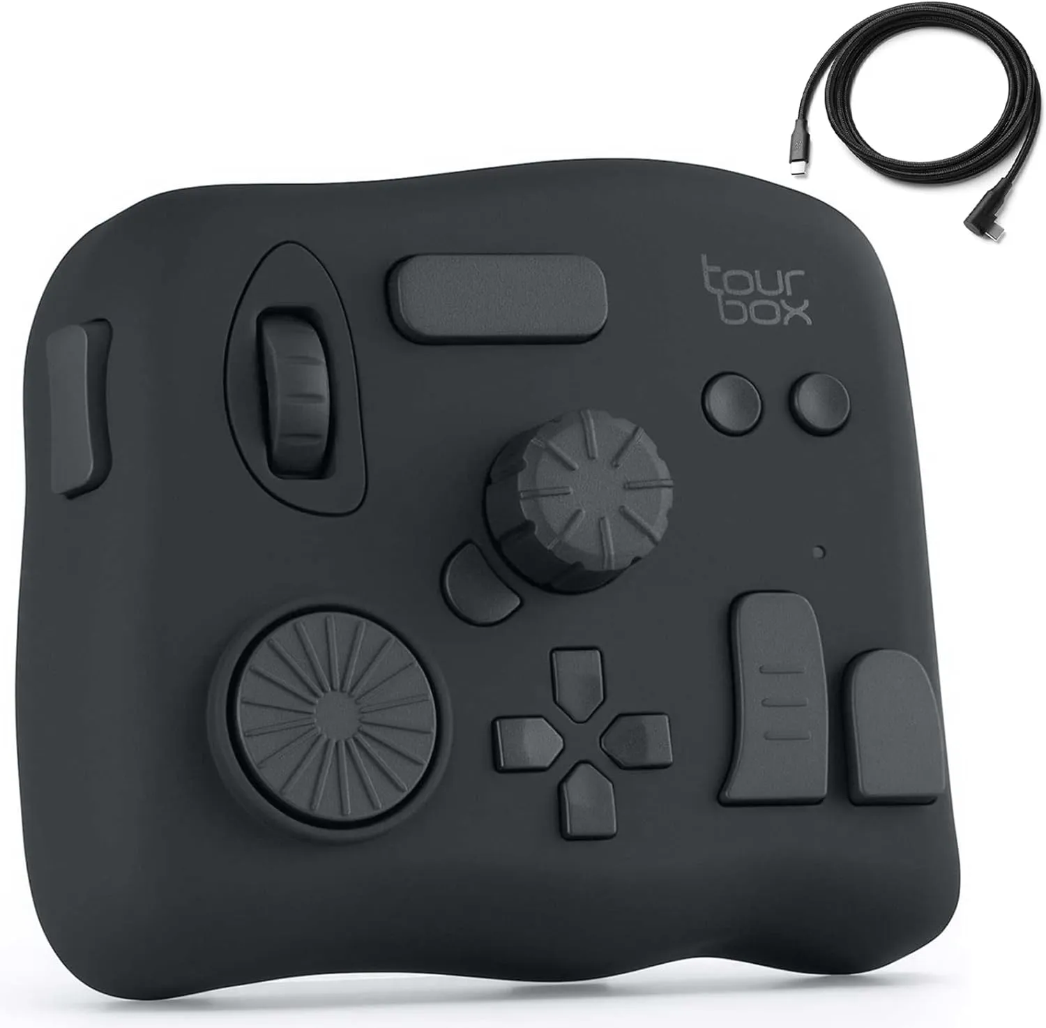 TourBox NEO - Custom Controller for Photo Video Editing, Color Grading, Illustration, MacOS/Windows, Photoshop Lightroom Davinci Resolve After Effects Premiere Final Cut Pro Programmable Keyboard