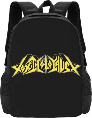 Toxic Musics Holocaust Backpack Large Capacity Leisure Travel Backpack Book Bag Outgoing Daypack 12.5x5.5x16.5 inch