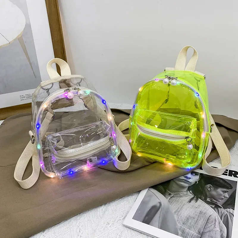 Transparent Womens Backpack