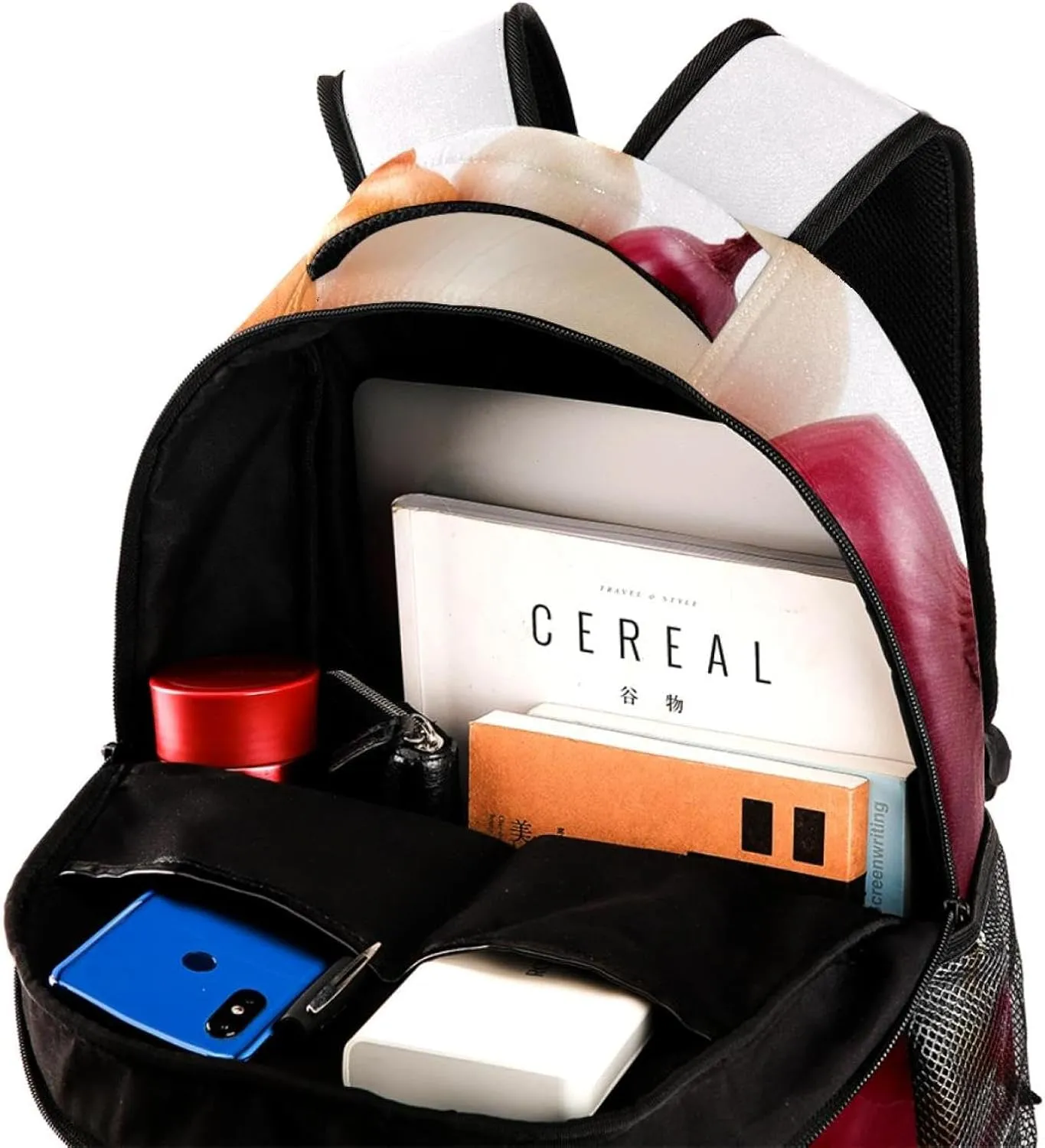 Travel Backpack for Men,Backpack for Women,Vegetables Onion and Garlic,Backpack
