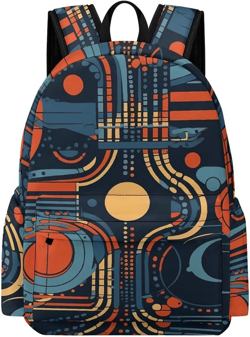 Travel Backpack for Women Men Carry On Backpack Complex Patterns Luggage Daypack 16.5 Inch Laptop Backpack