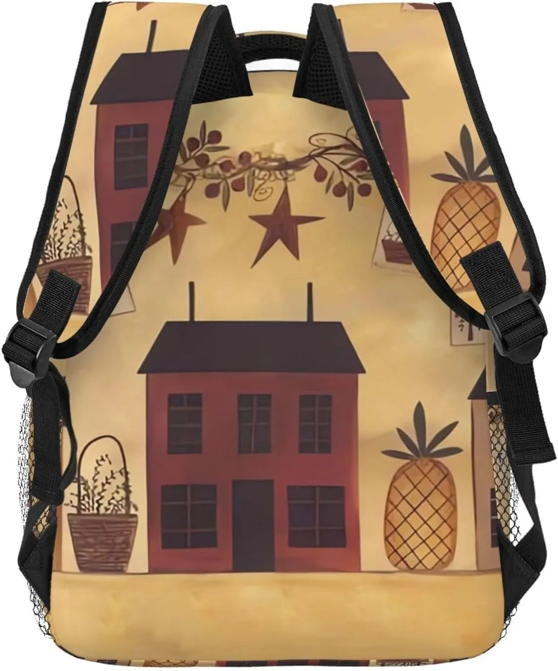 Travel Backpack for Women Men Casual Carry On Back Pack Brown Bear 15.6inch Laptop Backpack