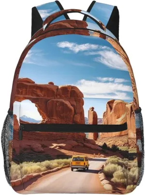 Travel Backpack for Women Men Casual Carry On Back Pack Elephant 15.6inch Laptop Backpack