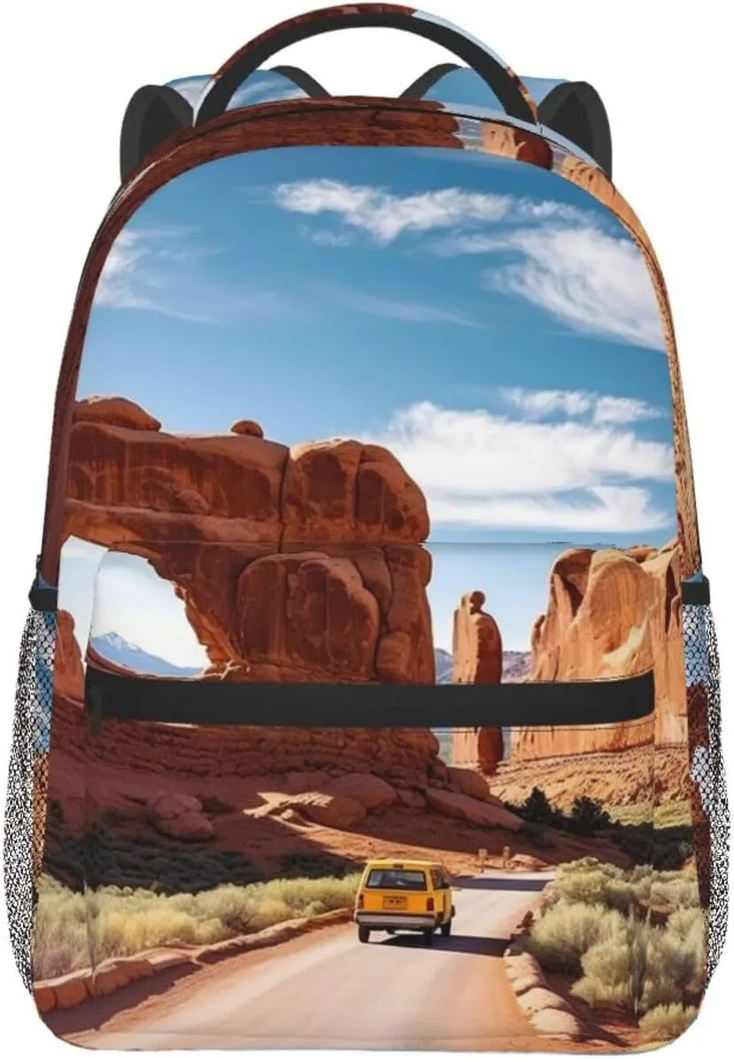 Travel Backpack for Women Men Casual Carry On Back Pack Elephant 15.6inch Laptop Backpack