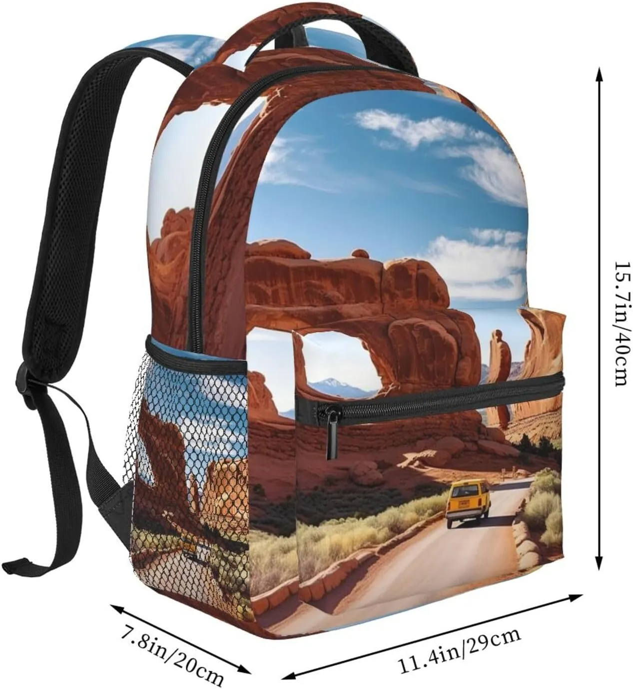 Travel Backpack for Women Men Casual Carry On Back Pack Elephant 15.6inch Laptop Backpack