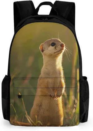 Travel Backpack for Women Men Lightweight Casual Laptop Daypack Stand on Hind Legs Carry on Backpack