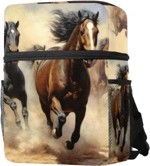 Travel Backpack,Work Backpack,Back Pack,Running Horse Prairie Animal,Backpack