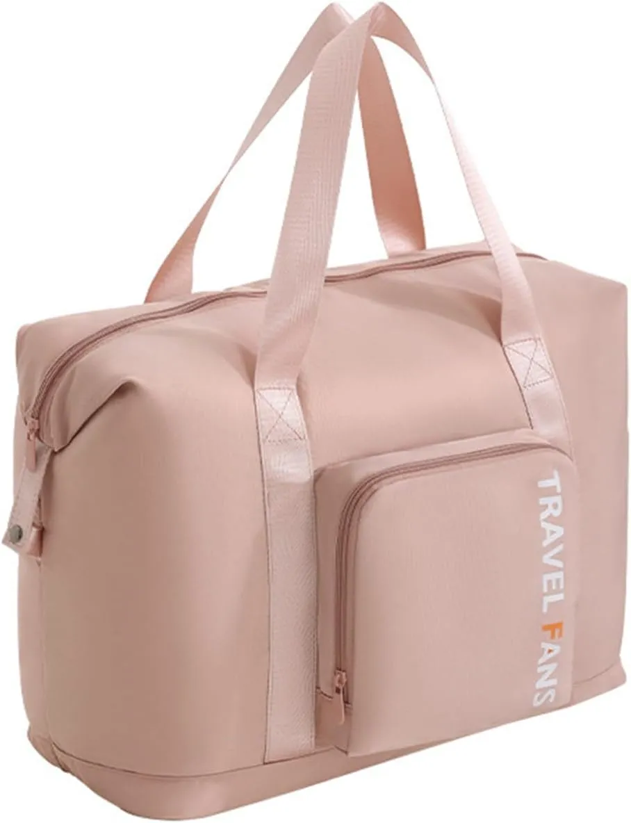 Travel Bag for Women Men Foldable Fitness Bag Overnight Bag Business Trip Bag Weekends Bag Hospital Bag Sport Bag Foldable Travel Luggage with Large Capacity
